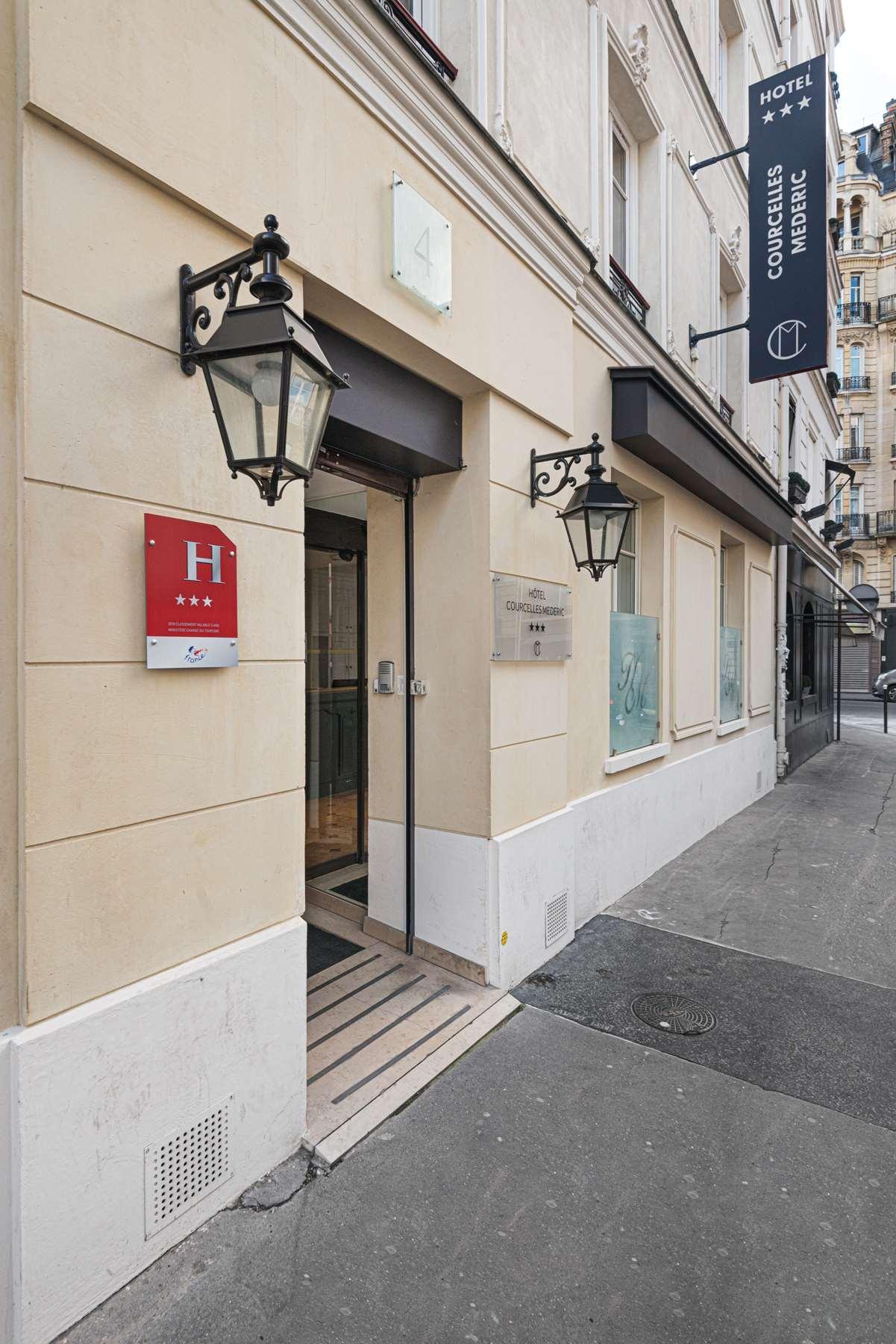 Hotel Courcelles Mederic Paříž Exteriér fotografie